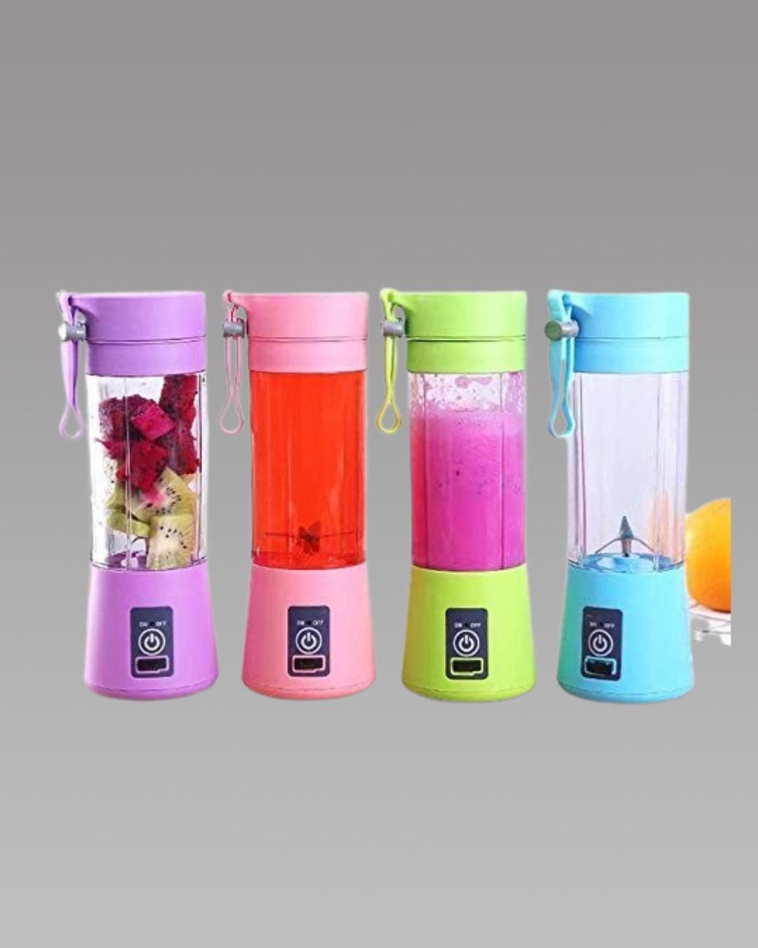 The USB Rechargeable Juicer & Mixer: Fresh Drinks, Zero Cords.