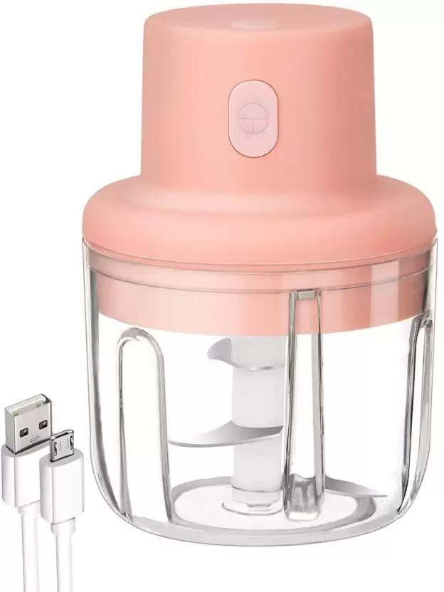 The 10-Second Portable Mini Chopper: USB Rechargeable Garlic, Onion & Veggie Prep.