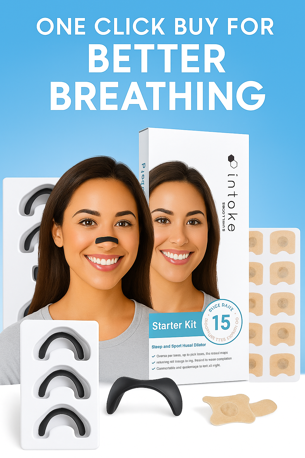 Breathing Nasal Strip Starter Kit