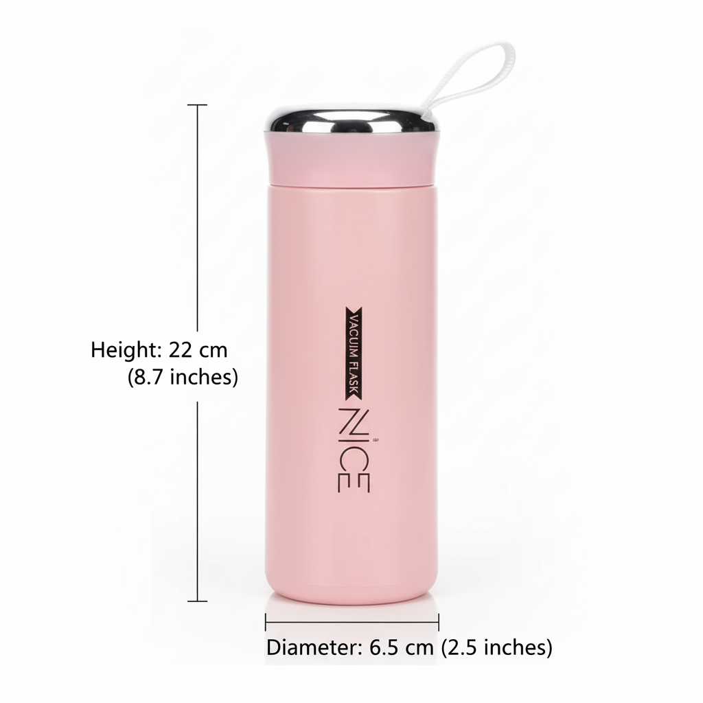 Diwali Gift Combo – Premium Stainless Steel Vacuum Flask Set (1 Flask + 2 Cups) with Stylish Nice Water Bottle (1000 ml)