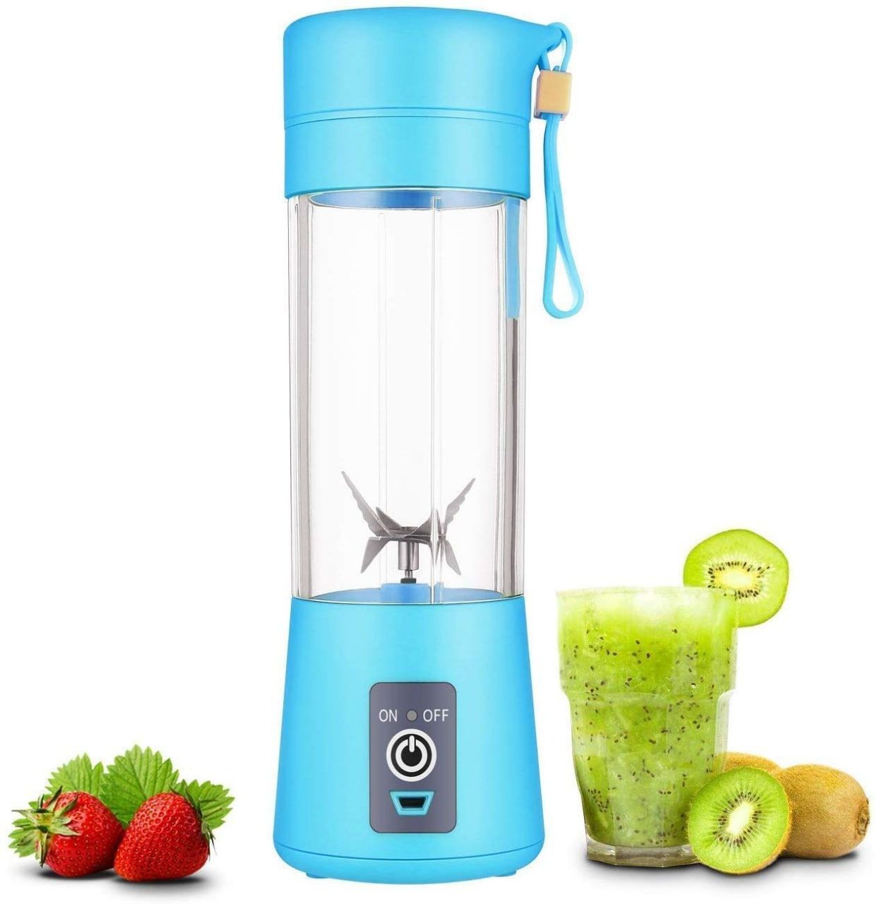 The USB Rechargeable Juicer & Mixer: Fresh Drinks, Zero Cords.